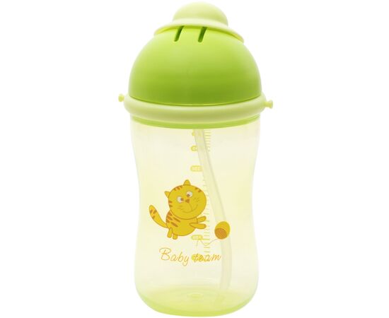 Поильник-непроливайка Baby Team С силиконовой трубочкой 380 мл (4824428050104), изображение 2 Поильник-непроливайка Baby Team С силиконовой трубочкой 380 мл (4824428050104), изображение 2