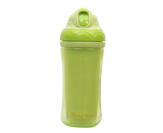 Поильник-непроливайка Baby Team С двойными стенками и трубочкой 280 мл (4824428050210), изображение 2