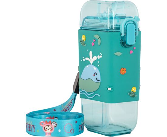 Поильник-непроливайка Baby Team С силиконовой трубочкой и ремешком 225 мл (4824428050913), изображение 5 Поильник-непроливайка Baby Team С силиконовой трубочкой и ремешком 225 мл (4824428050913), изображение 5