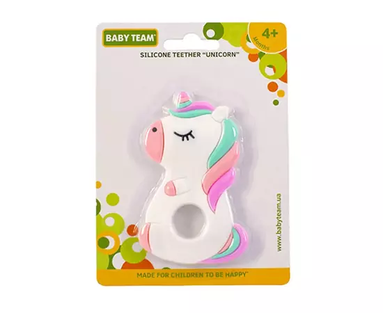 Прорізувач Baby Team Єдиноріжок (4824428040181), зображення 2 Прорізувач Baby Team Єдиноріжок (4824428040181), зображення 2