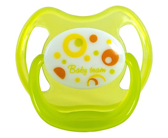 Пустышка Baby Team Латексная классическая с рождения (4824428032209)