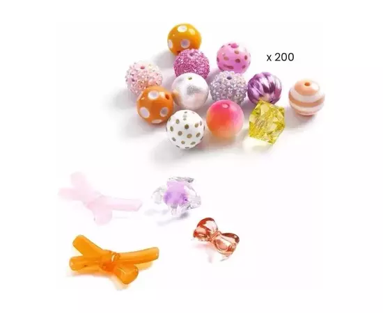 Набір для творчості Djeco Виготовлення намиста Золоті бульбашки (DJ00026), зображення 3 Набір для творчості Djeco Виготовлення намиста Золоті бульбашки (DJ00026), зображення 3