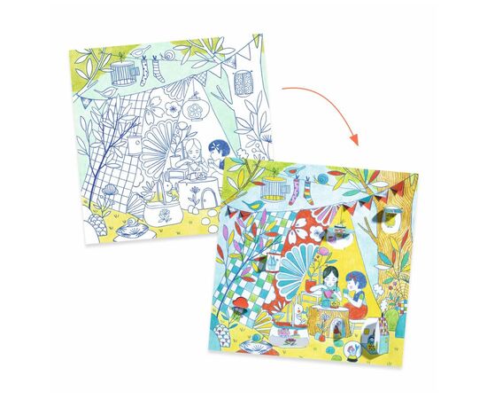 Набір для творчості Djeco Розфарбовування Ігрові намети Ніни (DJ09683), зображення 2