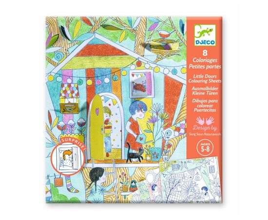 Набір для творчості Djeco Розфарбовування Ігрові намети Ніни (DJ09683), зображення 6