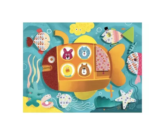 Набір для творчості Djeco Колаж Весела піна (DJ09869), зображення 4 Набір для творчості Djeco Колаж Весела піна (DJ09869), зображення 4