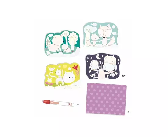 Набір для творчості Djeco Малювання водою Що заховано у лісі (DJ09064), зображення 2 Набір для творчості Djeco Малювання водою Що заховано у лісі (DJ09064), зображення 2