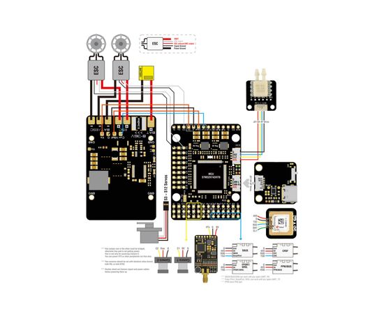 Полетный контроллер (FC) Hobbyporter H743-Wing V3 (HP0010.9959), изображение 3 Полетный контроллер (FC) Hobbyporter H743-Wing V3 (HP0010.9959), изображение 3
