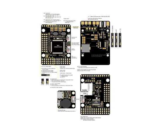 Полетный контроллер (FC) Hobbyporter H743-Wing V3 (HP0010.9959), изображение 4 Полетный контроллер (FC) Hobbyporter H743-Wing V3 (HP0010.9959), изображение 4