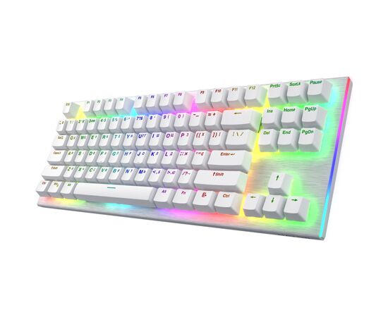 Клавиатура Hator Gravity X TKL Orange USB White (HTK551UA), изображение 4 Клавиатура Hator Gravity X TKL Orange USB White (HTK551UA), изображение 4