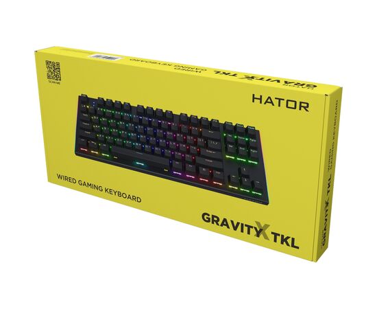 Клавиатура Hator Gravity X TKL Orange USB Black (HTK550UA), изображение 10 Клавиатура Hator Gravity X TKL Orange USB Black (HTK550UA), изображение 10