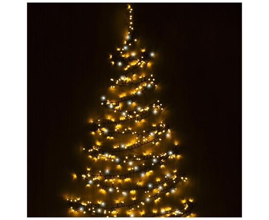 Гирлянда ColorWay Мишура-водопад LED 250 5 м 150 теплый статический+100 белый водопад (CW-G-250L5VMC), изображение 10 Гирлянда ColorWay Мишура-водопад LED 250 5 м 150 теплый статический+100 белый водопад (CW-G-250L5VMC), изображение 10