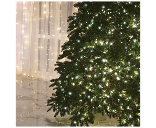 Гирлянда ColorWay Мишура-водопад LED 250 5 м 150 теплый статический+100 белый водопад (CW-G-250L5VMC), изображение 8 Гирлянда ColorWay Мишура-водопад LED 250 5 м 150 теплый статический+100 белый водопад (CW-G-250L5VMC), изображение 8