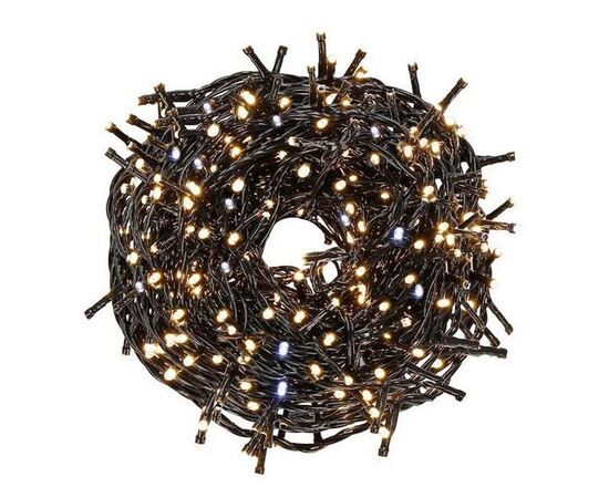 Гирлянда ColorWay Мишура-водопад LED 250 5 м 150 теплый статический+100 белый водопад (CW-G-250L5VMC), изображение 9 Гирлянда ColorWay Мишура-водопад LED 250 5 м 150 теплый статический+100 белый водопад (CW-G-250L5VMC), изображение 9