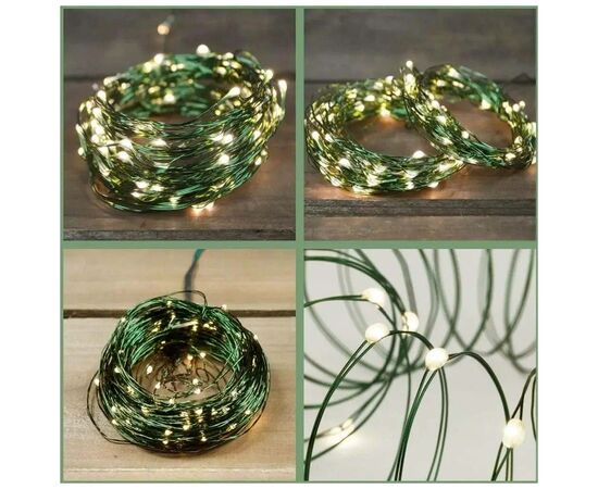 Гирлянда ColorWay Роса LED 50 5 м 8 функций теплый цвет USB (CW-G-50L5NU), изображение 6 Гирлянда ColorWay Роса LED 50 5 м 8 функций теплый цвет USB (CW-G-50L5NU), изображение 6