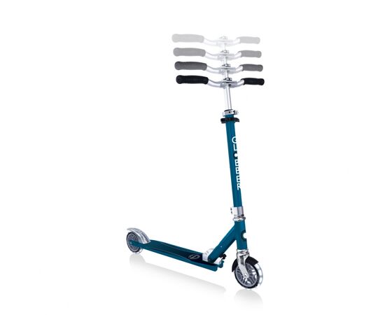 Самокат Globber Flow Element Lights колеса с подсветкой до 100 кг. 5+ Синий (721-300), изображение 6 Самокат Globber Flow Element Lights колеса с подсветкой до 100 кг. 5+ Синий (721-300), изображение 6