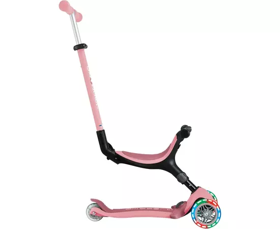 Самокат Globber Globber Go Up Active Темно-розовый до 20/50 кг Светящиеся колеса (744-210), изображение 4 Самокат Globber Globber Go Up Active Темно-розовый до 20/50 кг Светящиеся колеса (744-210), изображение 4