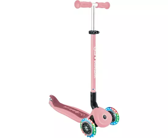 Самокат Globber Globber Go Up Active Темно-розовый до 20/50 кг Светящиеся колеса (744-210), изображение 7 Самокат Globber Globber Go Up Active Темно-розовый до 20/50 кг Светящиеся колеса (744-210), изображение 7