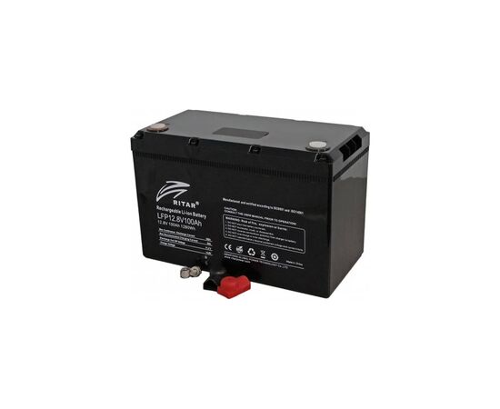 Батарея LiFePo4 Ritar 12V-100Ah (LFP12.8V100Ah G1), изображение 2 Батарея LiFePo4 Ritar 12V-100Ah (LFP12.8V100Ah G1), изображение 2