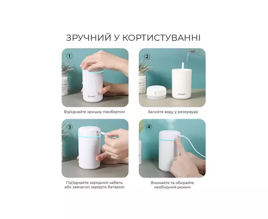 Увлажнитель воздуха DYXON MEGAHUMI 420 White (DXNZVMGHMI420W), изображение 6 Увлажнитель воздуха DYXON MEGAHUMI 420 White (DXNZVMGHMI420W), изображение 6