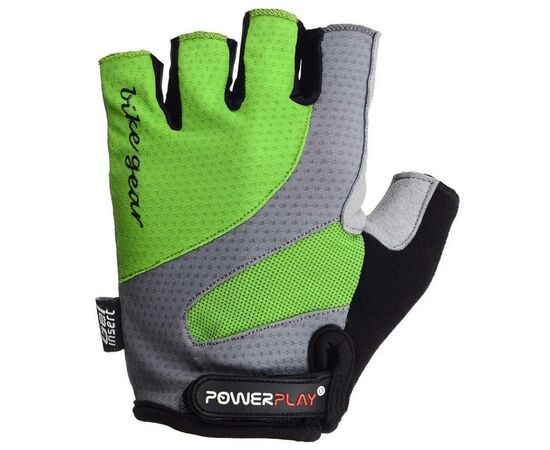 Велорукавиці PowerPlay 5004 Green L (5004C_L_Green), зображення 2 Велорукавиці PowerPlay 5004 Green L (5004C_L_Green), зображення 2