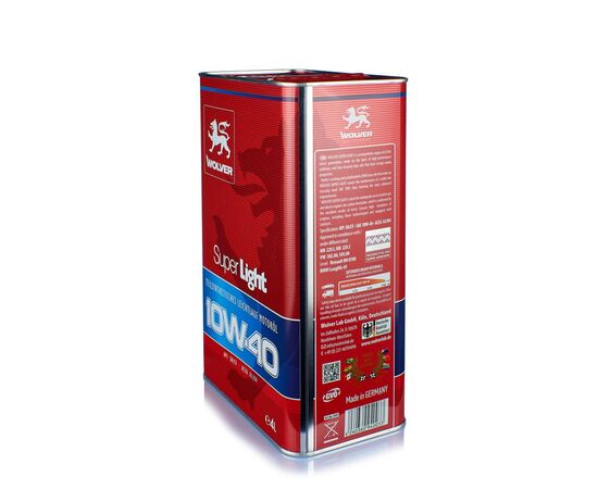 Моторное масло Wolver Super Light 10W-40, 4л (4260360940033), изображение 2 Моторное масло Wolver Super Light 10W-40, 4л (4260360940033), изображение 2