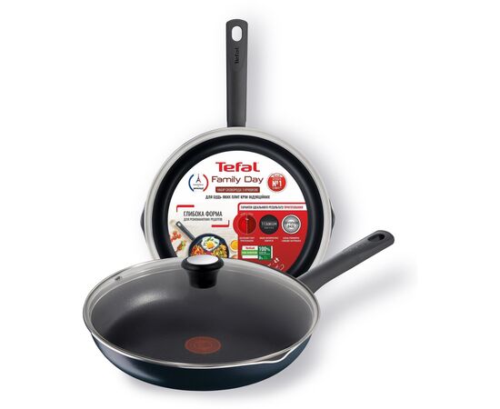 Сковорода Tefal Family Day 28 см (B5660653UA), зображення 5 Сковорода Tefal Family Day 28 см (B5660653UA), зображення 5