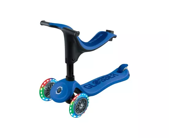 Самокат Globber Go Up Sporty колеса с подсветкой до 20/50 кг. 1+ Синий (452-600-4), изображение 6