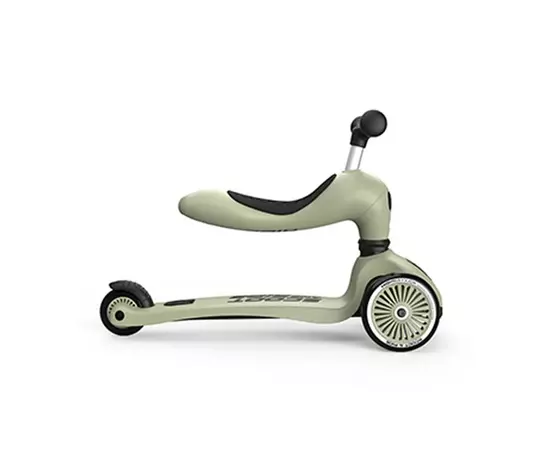 Самокат Scoot&Ride Highwaykick-1 1-5 лет оливковый (SR-160629-OLIVE), изображение 2 Самокат Scoot&Ride Highwaykick-1 1-5 лет оливковый (SR-160629-OLIVE), изображение 2