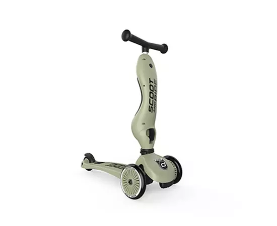 Самокат Scoot&Ride Highwaykick-1 1-5 лет оливковый (SR-160629-OLIVE), изображение 5 Самокат Scoot&Ride Highwaykick-1 1-5 лет оливковый (SR-160629-OLIVE), изображение 5