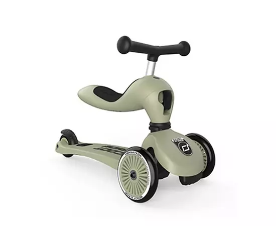 Самокат Scoot&Ride Highwaykick-1 1-5 лет оливковый (SR-160629-OLIVE)