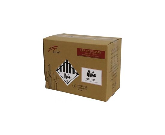 Батарея LiFePo4 Ritar 12V-135Ah (LFP12.8V135Ah G2), изображение 4 Батарея LiFePo4 Ritar 12V-135Ah (LFP12.8V135Ah G2), изображение 4
