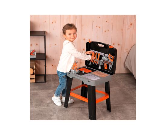 Игровой набор Smoby Блэк + Деккер. Умная мастерская (360734), изображение 4 Игровой набор Smoby Блэк + Деккер. Умная мастерская (360734), изображение 4