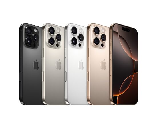 Мобільний телефон Apple iPhone 16 Pro 128GB Black Titanium (MYND3), зображення 6 Мобільний телефон Apple iPhone 16 Pro 128GB Black Titanium (MYND3), зображення 6