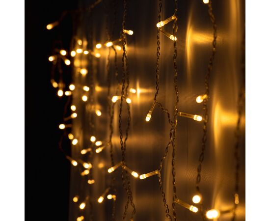 Гирлянда YES! Fun Бахрома 84 LED Тепло-белая 2 м Статическая Коннектор (974846), изображение 3 Гирлянда YES! Fun Бахрома 84 LED Тепло-белая 2 м Статическая Коннектор (974846), изображение 3