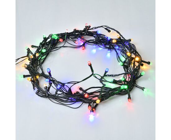 Гірлянда YES! Fun Діамант 8 мм 80 LED Різнокольорова 8 м 8 режимів миготіння (975051)