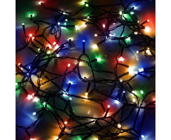 Гирлянда YES! Fun Нить 120 LED Разноцветная 8.4 м 8 режимов Мерцание (974848), изображение 4 Гирлянда YES! Fun Нить 120 LED Разноцветная 8.4 м 8 режимов Мерцание (974848), изображение 4