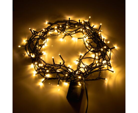 Гирлянда YES! Fun Нить 120 LED Тепло-белая 8.4 м 8 режимов Мерцание (974832), изображение 3 Гирлянда YES! Fun Нить 120 LED Тепло-белая 8.4 м 8 режимов Мерцание (974832), изображение 3