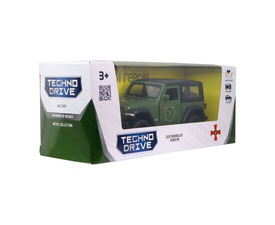 Машина Battat серии Шевроны Героев - Jeep Wrangler Rubicon - ОК Север (250397UM), изображение 9 Машина Battat серии Шевроны Героев - Jeep Wrangler Rubicon - ОК Север (250397UM), изображение 9