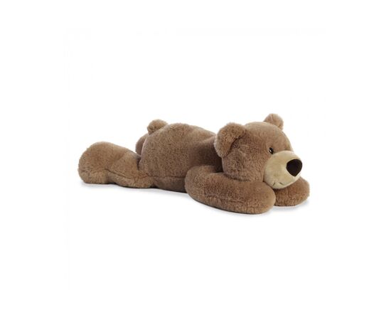 Мягкая игрушка Aurora Медведь лежачий коричневый 28 см (171456C), изображение 2 Мягкая игрушка Aurora Медведь лежачий коричневый 28 см (171456C), изображение 2