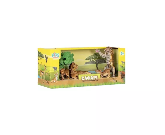 Фигурка Kids Team набор Сафари семья Тигров (Q9899-C18_1), изображение 2 Фигурка Kids Team набор Сафари семья Тигров (Q9899-C18_1), изображение 2
