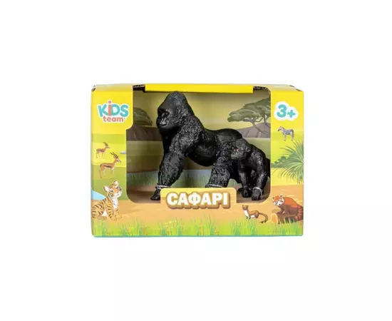 Фигурка Kids Team набор Сафари самец Гориллы и ребёнок (Q9899-A26_1), изображение 2 Фигурка Kids Team набор Сафари самец Гориллы и ребёнок (Q9899-A26_1), изображение 2