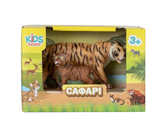 Фигурка Kids Team набор Сафари Тигр и тигренок (Q9899-A20_1), изображение 2