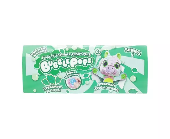 Мягкая игрушка Bubble Pops Мятная капибара 20 см (2402005/7), изображение 2 Мягкая игрушка Bubble Pops Мятная капибара 20 см (2402005/7), изображение 2