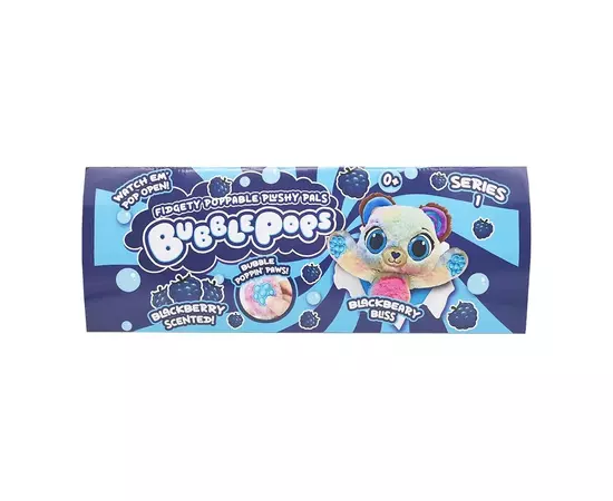 Мягкая игрушка Bubble Pops Черничный медвежонок 20 см (2402005/8), изображение 2 Мягкая игрушка Bubble Pops Черничный медвежонок 20 см (2402005/8), изображение 2