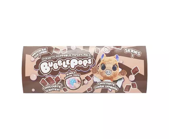 М'яка іграшка Bubble Pops Шоколадна капібара 20 см (2402005/11), зображення 3 М'яка іграшка Bubble Pops Шоколадна капібара 20 см (2402005/11), зображення 3