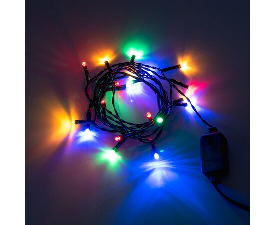 Гирлянда YES! Fun Нить 20 LED Разноцветная 2 м Статичная (974834), изображение 3 Гирлянда YES! Fun Нить 20 LED Разноцветная 2 м Статичная (974834), изображение 3