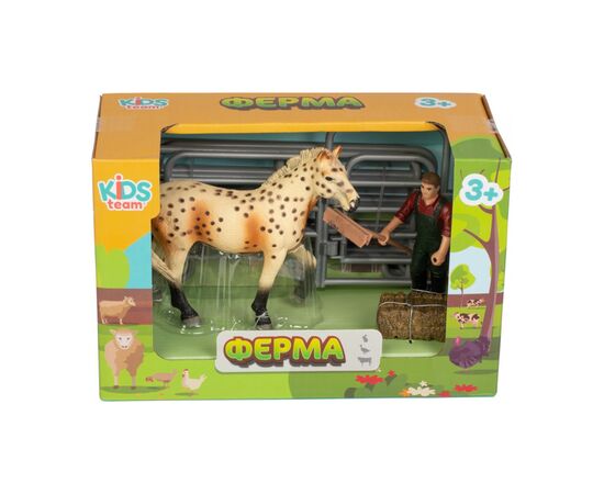 Фигурка Kids Team набор Ферма фермер Кнабструппер(Светлый окрас с пятнами) (Q9899-X3_1), изображение 2 Фигурка Kids Team набор Ферма фермер Кнабструппер(Светлый окрас с пятнами) (Q9899-X3_1), изображение 2