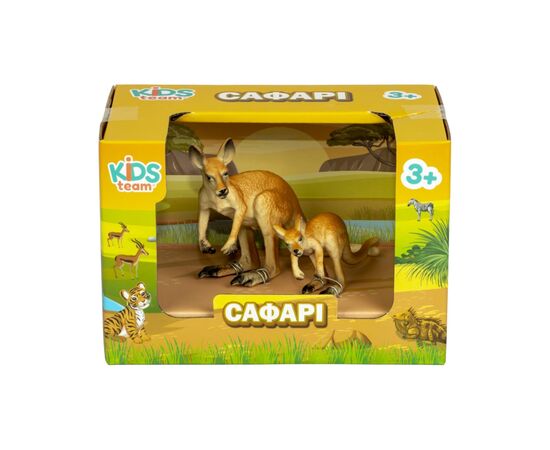 Фигурка Kids Team набор Кенгуру с кенгуренком (Q9899-A38_1), изображение 2 Фигурка Kids Team набор Кенгуру с кенгуренком (Q9899-A38_1), изображение 2