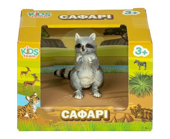 Фигурка Kids Team Сафари Енот (Q9899-A82_3), изображение 2 Фигурка Kids Team Сафари Енот (Q9899-A82_3), изображение 2