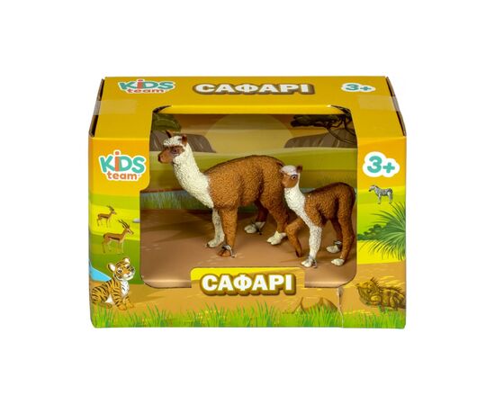 Фигурка Kids Team Сафари Альпака и малыш-альпака (Q9899-A34_1), изображение 4 Фигурка Kids Team Сафари Альпака и малыш-альпака (Q9899-A34_1), изображение 4